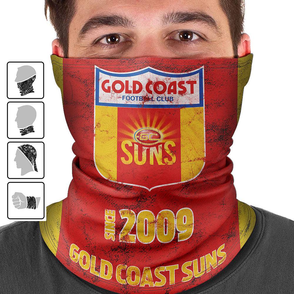 AFL Gold Coast Suns Heritage Multi-Purpose Bandana - Ashtabula