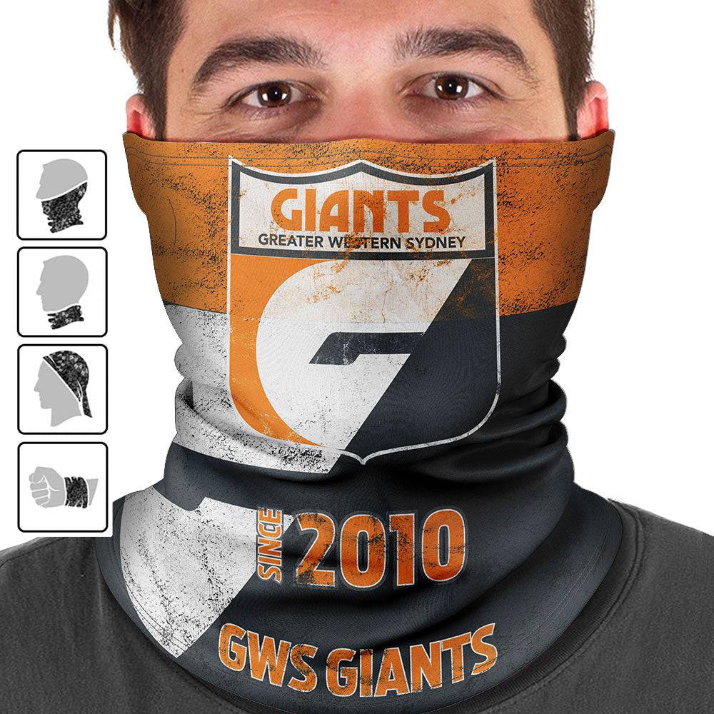 AFL GWS Giants Heritage Multi-Purpose Bandana - Ashtabula