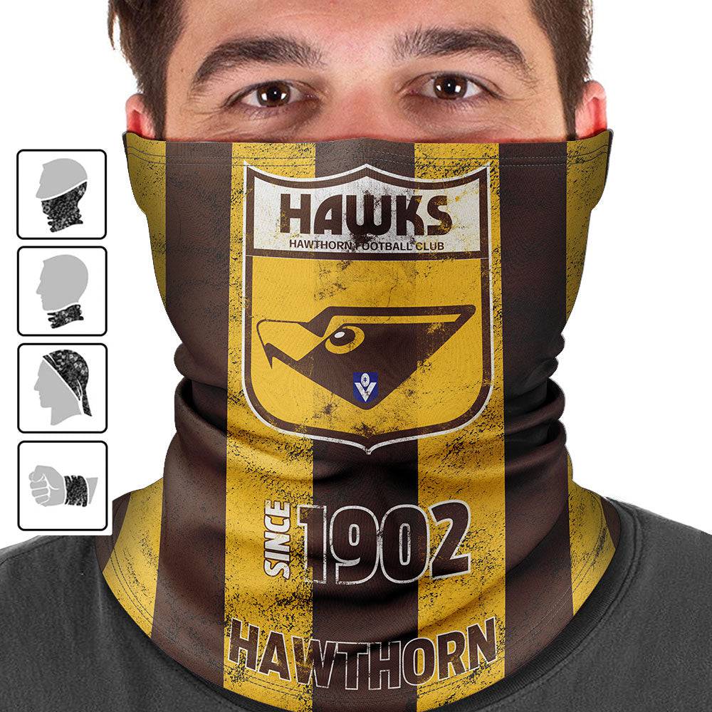 AFL Hawthorn Heritage Multi-Purpose Bandana - Ashtabula