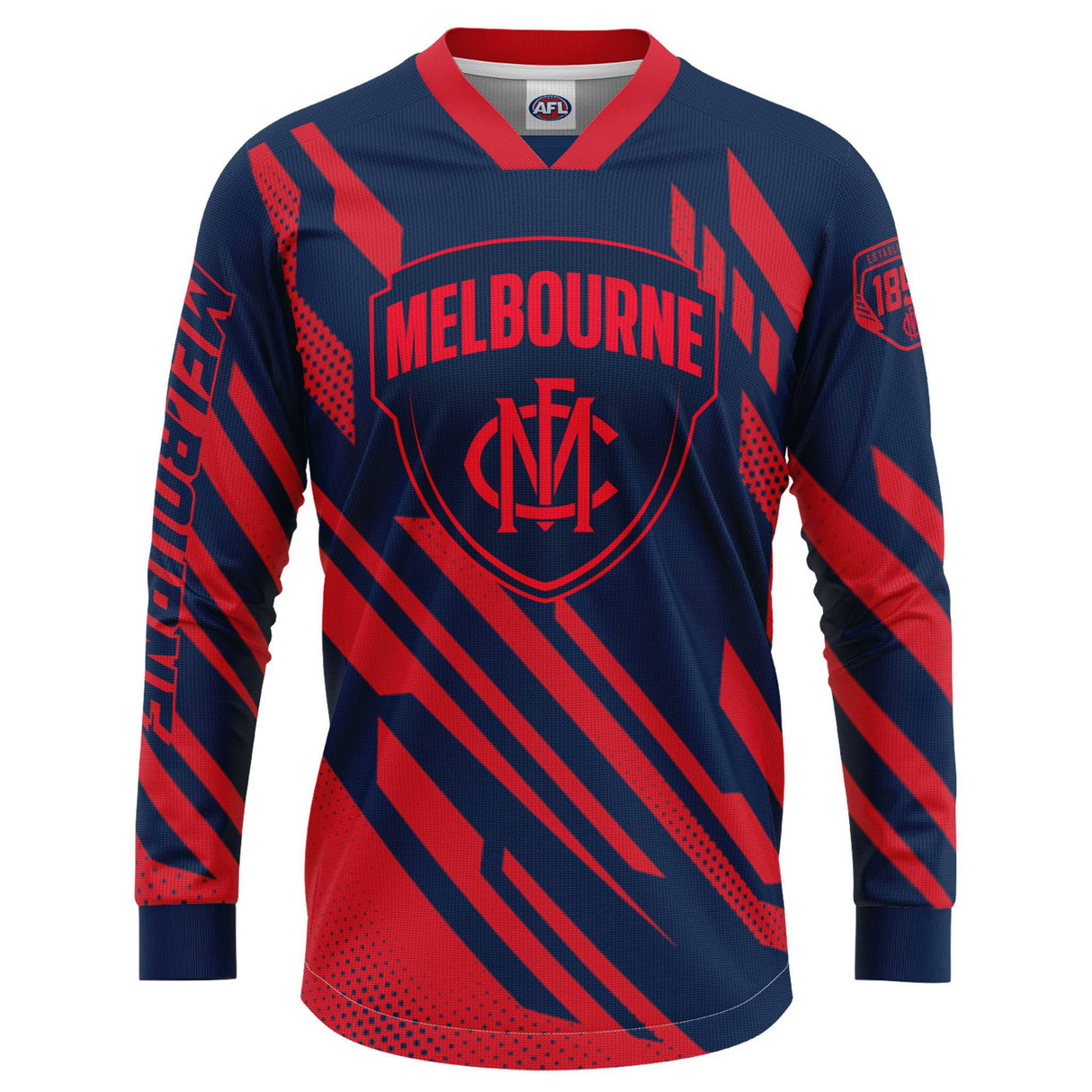 AFL Melbourne Demons 'Blitz' MX Jersey - Youth - Ashtabula