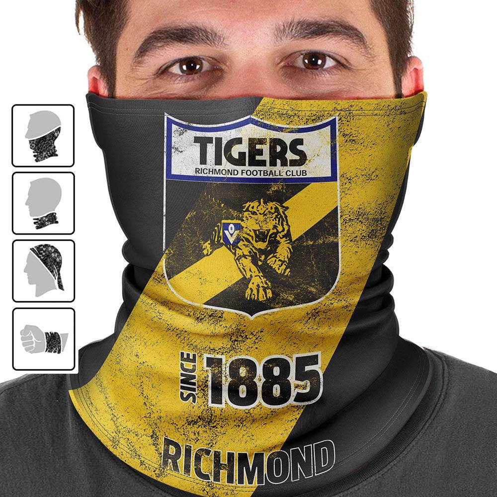 AFL Richmond Tigers Heritage Multi-Purpose Bandana - Ashtabula