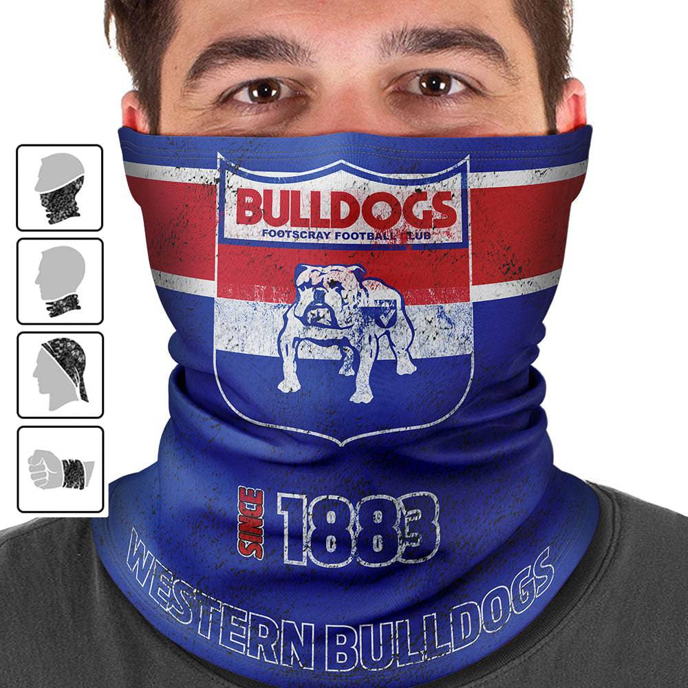 AFL Western Bulldogs Heritage Multi-Purpose Bandana - Ashtabula