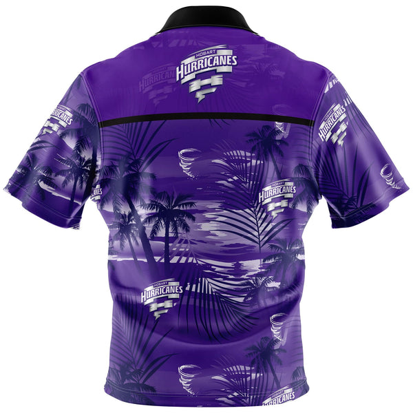 BBL Hobart Hurricanes Hawaiian Shirt - Adult - Ashtabula