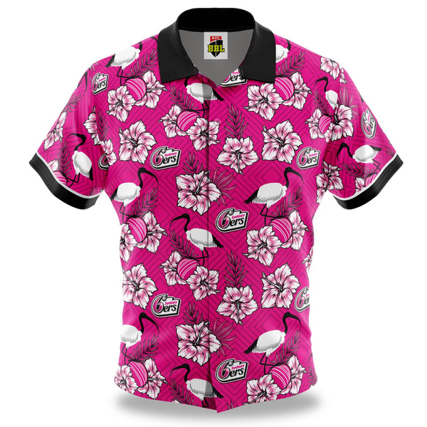BBL Sydney Sixers 'Ibis' Hawaiian Shirt - Ashtabula