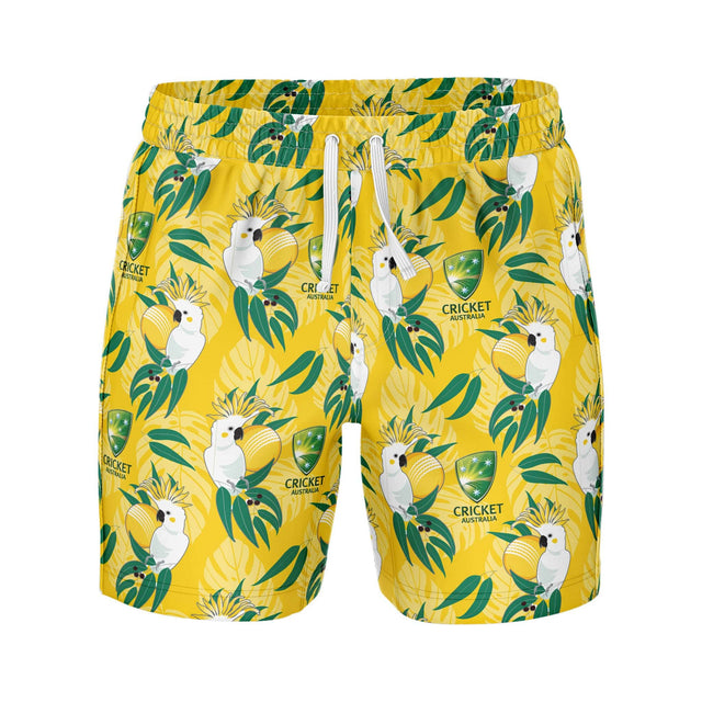 Cricket Australia 'Cocky' Hawaiian Shorts - Ashtabula