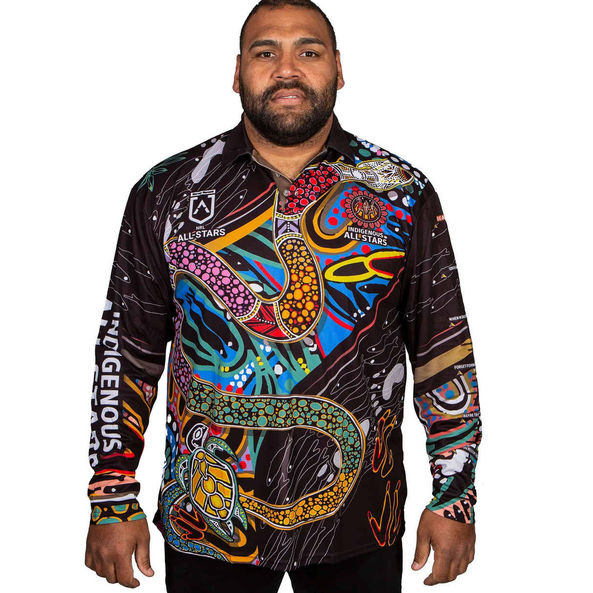 Indigenous All Stars 'Unity' Fishing Shirt - Adult - Ashtabula