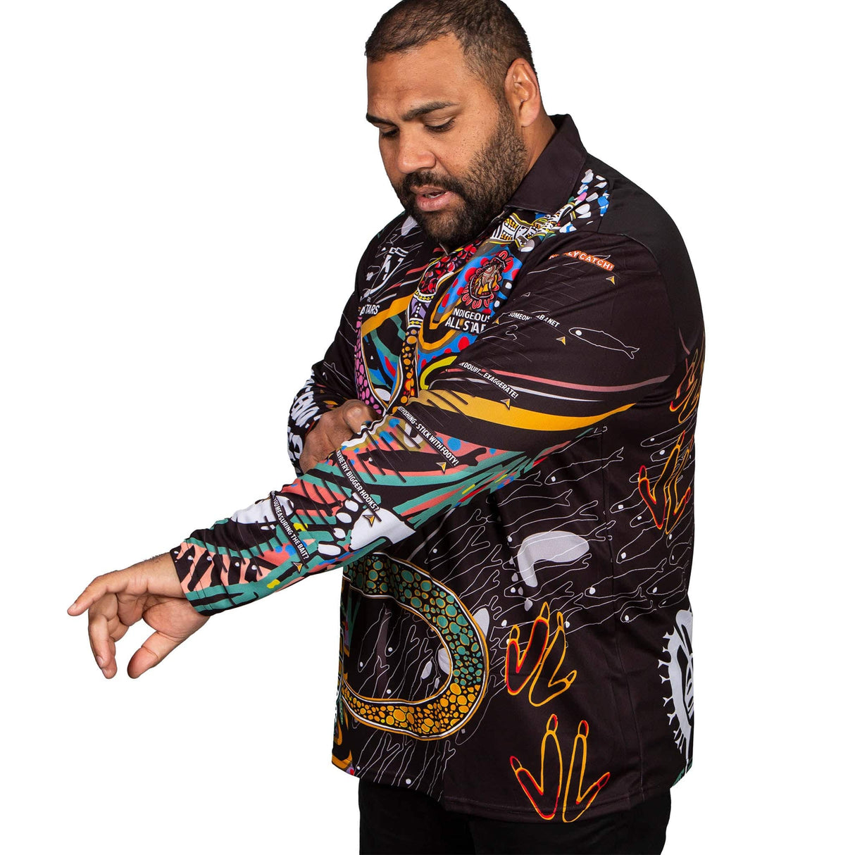 Indigenous All Stars 'Unity' Fishing Shirt - Adult - Ashtabula