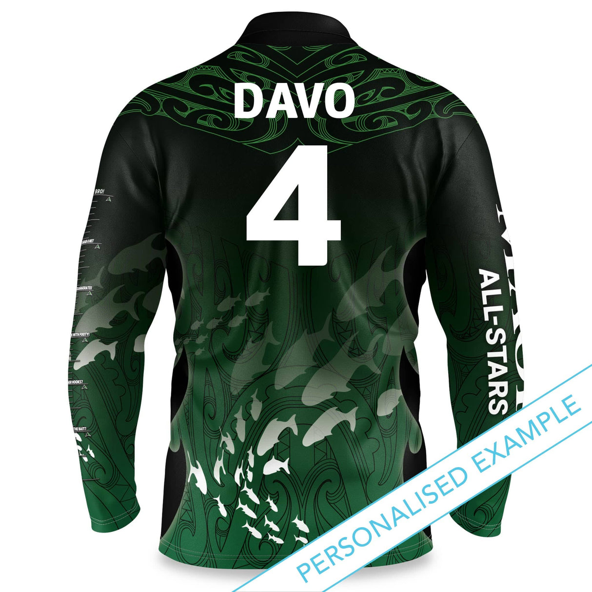 Māori All Stars 'Unity' Fishing Shirt - Youth - Ashtabula