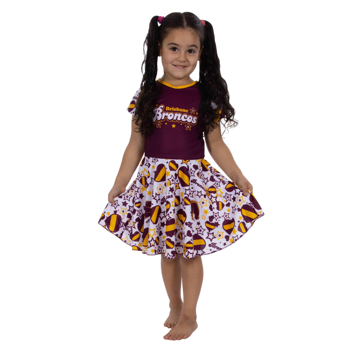 NRL Broncos 'Heartbreaker' Dress - Ashtabula