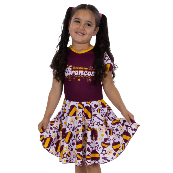 NRL Broncos 'Heartbreaker' Dress - Ashtabula
