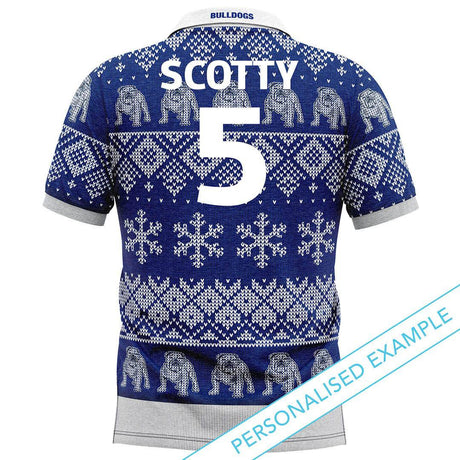 NRL Bulldogs XMAS Polo Shirt - Ashtabula