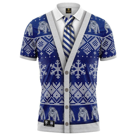 NRL Bulldogs XMAS Polo Shirt - Ashtabula