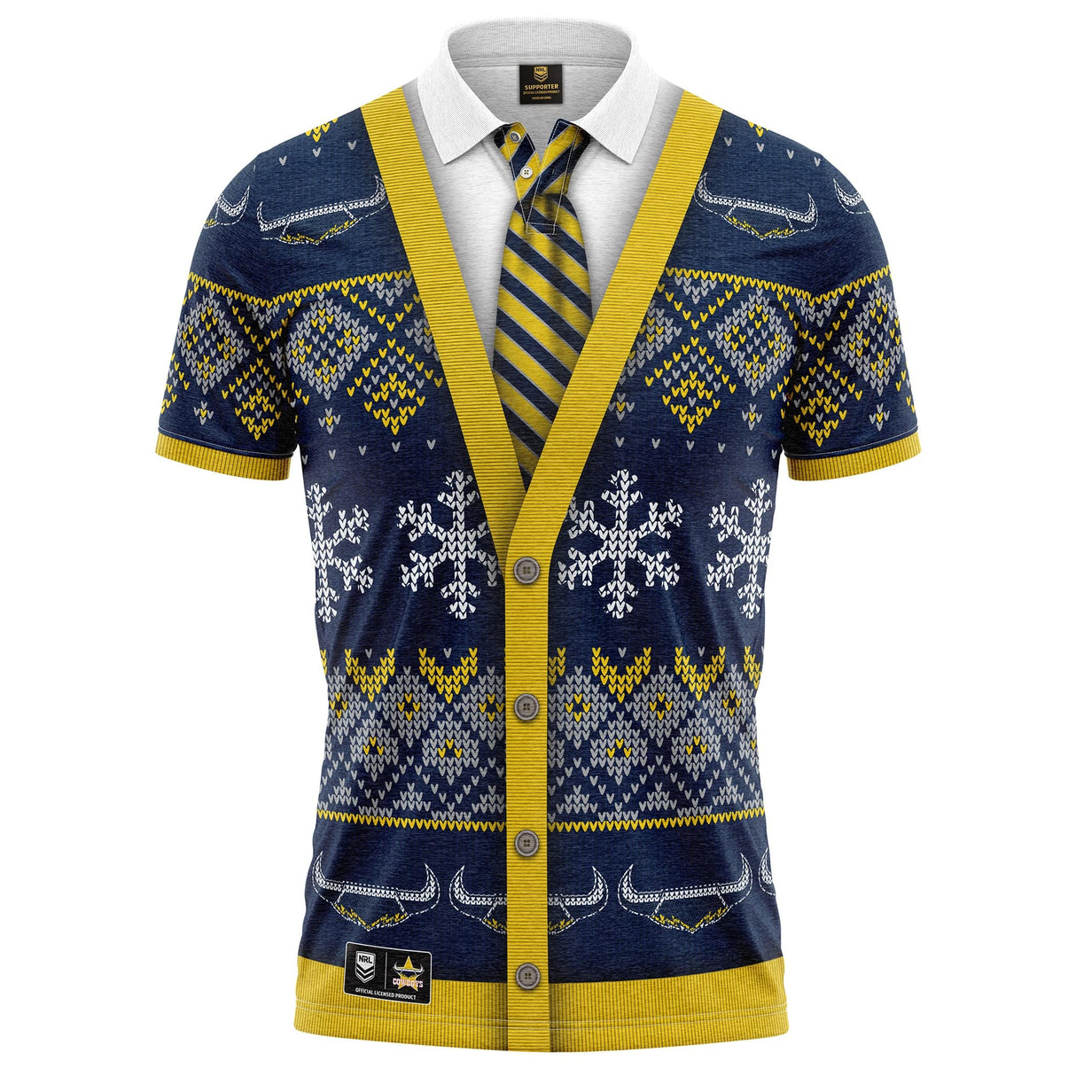 NRL Cowboys XMAS Polo Shirt - Ashtabula