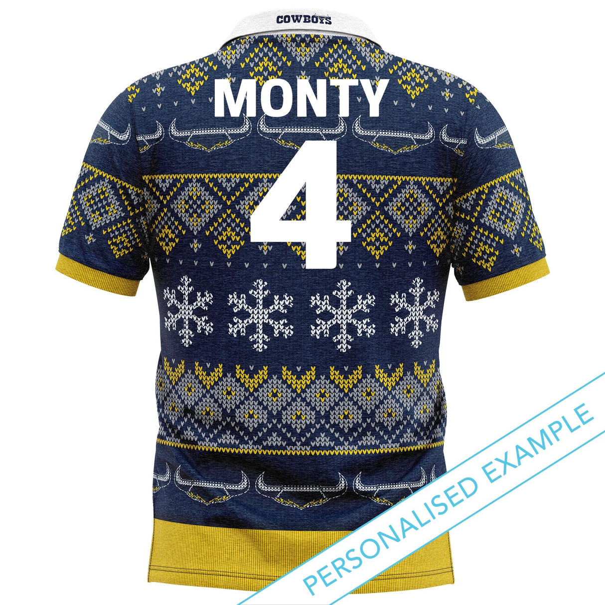 NRL Cowboys XMAS Polo Shirt - Ashtabula