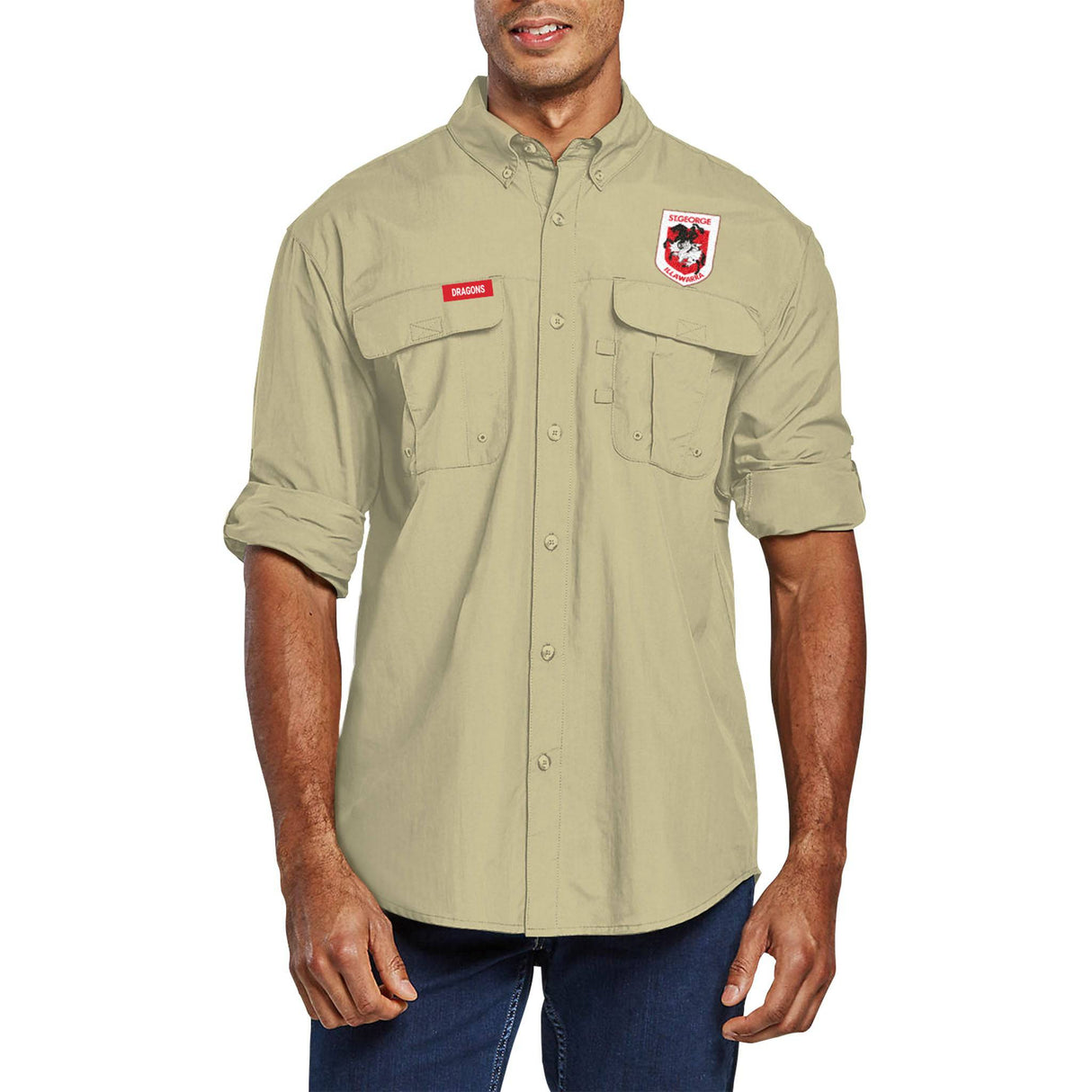 NRL Dragons 'Top End' Outdoor Shirt - Ashtabula