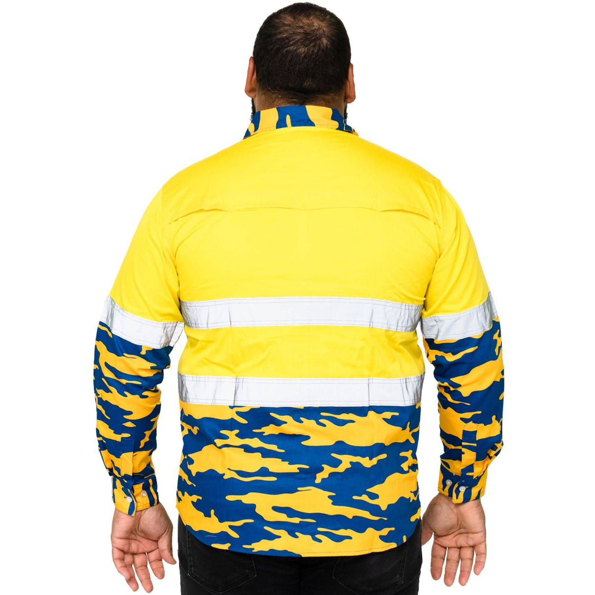 NRL Eels 'Camo' Hi-Vis Work Shirt - Ashtabula