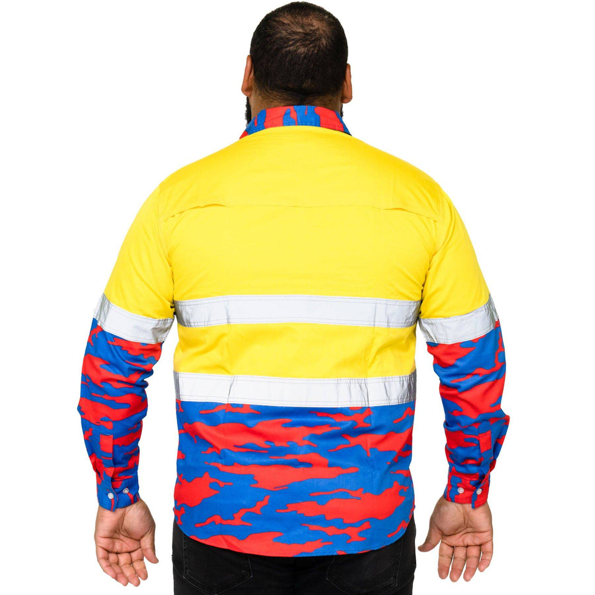 NRL Knights 'Camo' Hi-Vis Work Shirt - Ashtabula