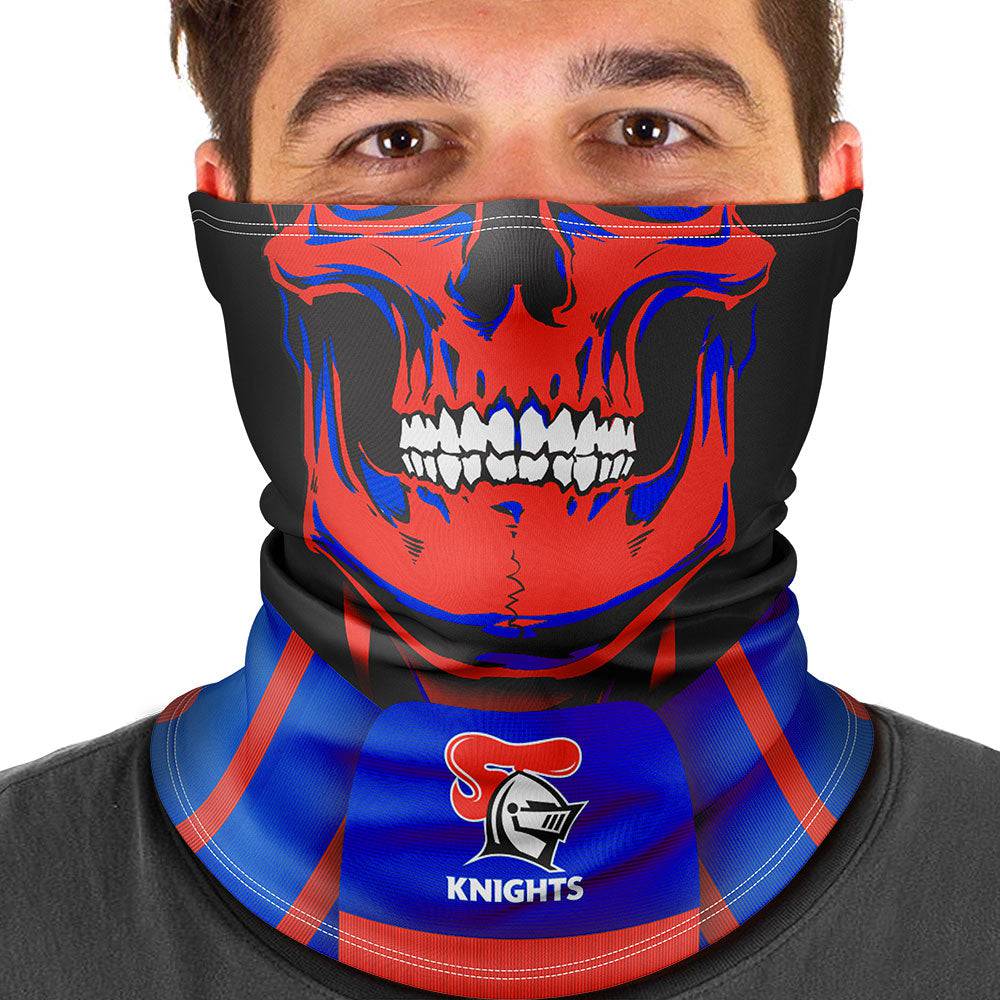 NRL Knights 'Skull-Face' Multi-Purpose Scarf - Ashtabula