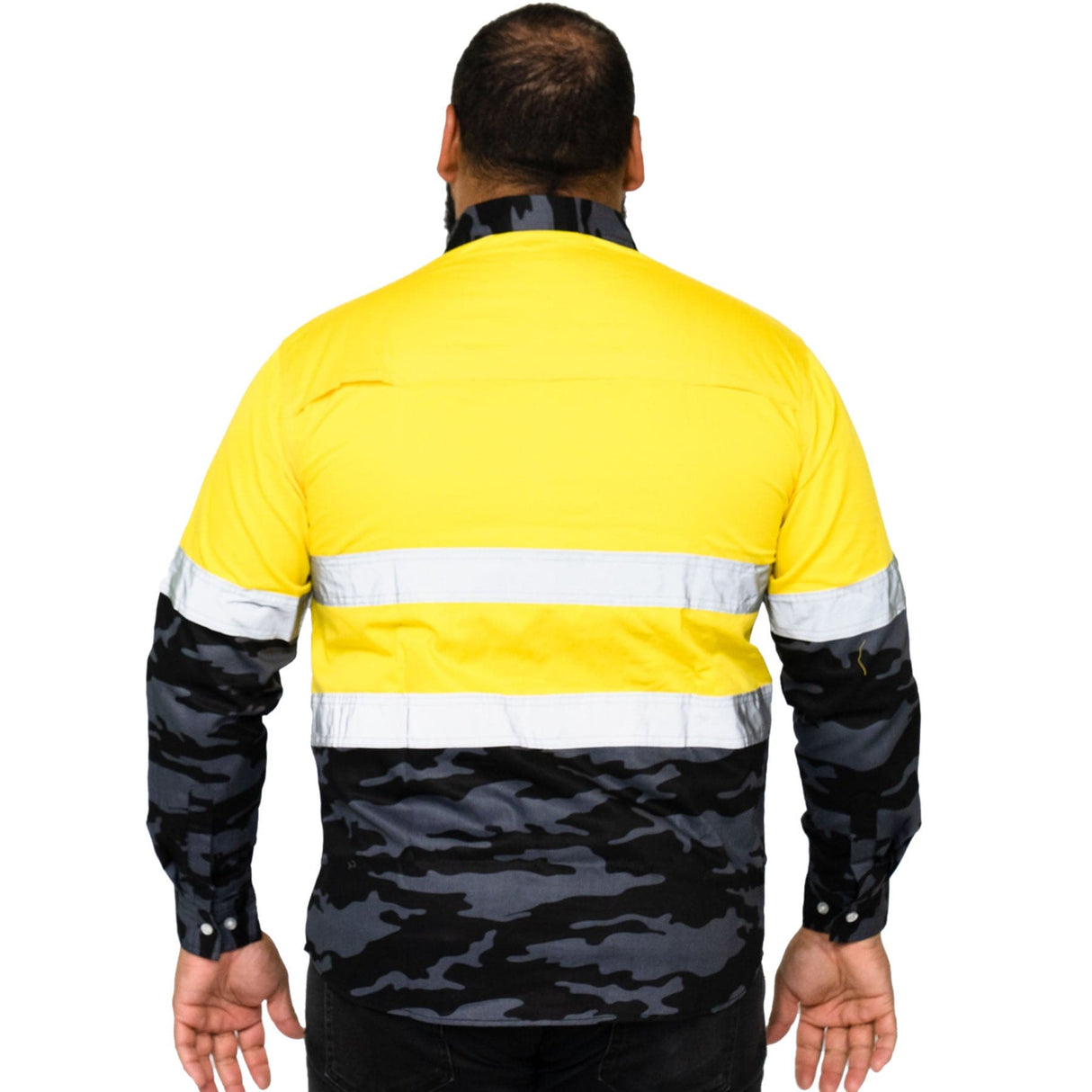 NRL Panthers 'Camo' Hi-Vis Work Shirt - Ashtabula