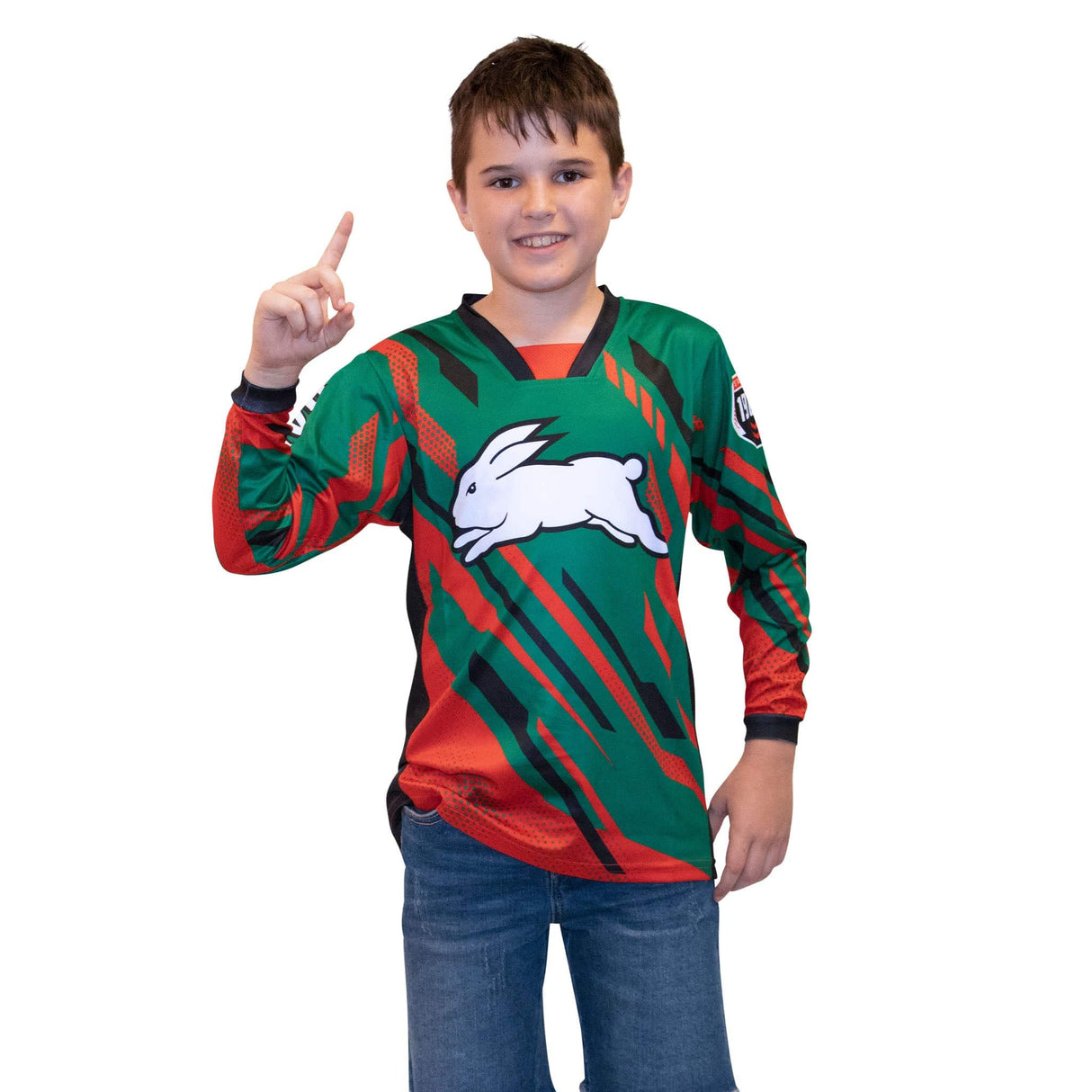 NRL Rabbitohs 'Blitz' MX Jersey - Youth - Ashtabula