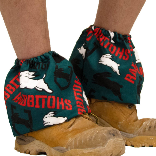 NRL Rabbitohs 'Norton' Boot Covers - Ashtabula
