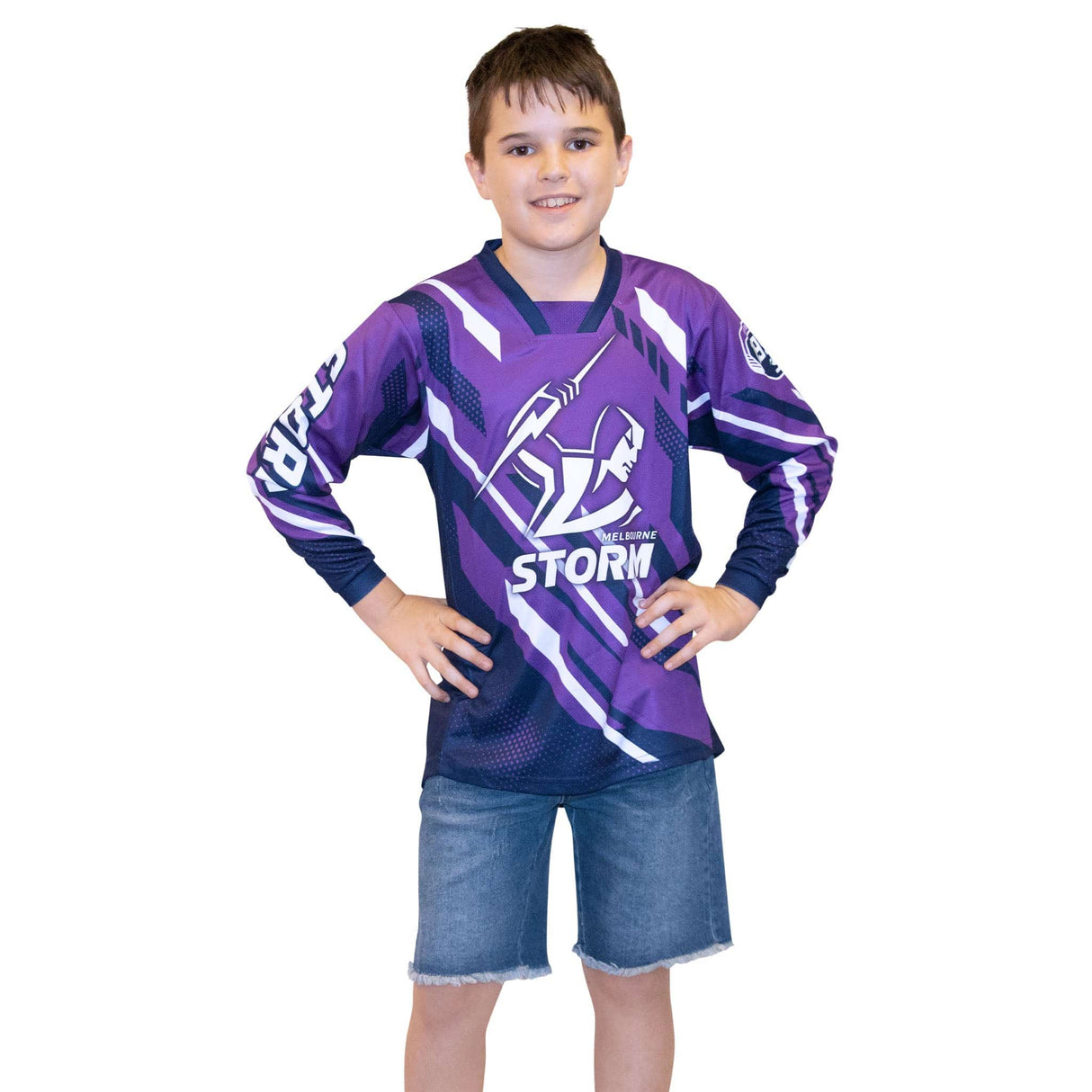 NRL Storm 'Blitz' MX Jersey - Youth - Ashtabula