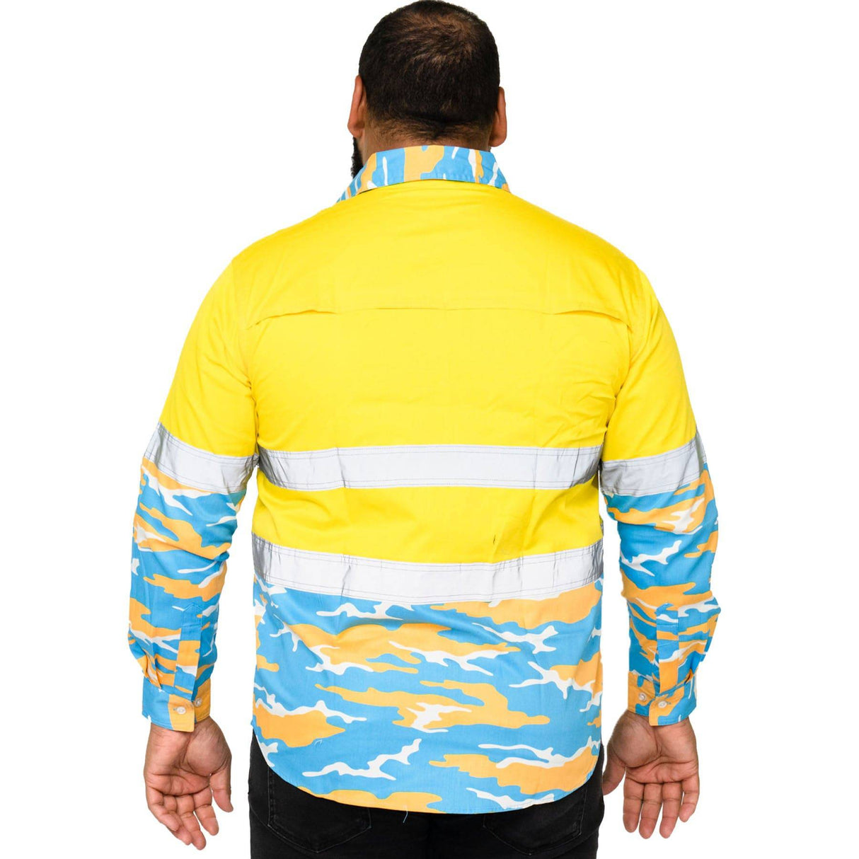 NRL Titans 'Camo' Hi-Vis Work Shirt - Ashtabula