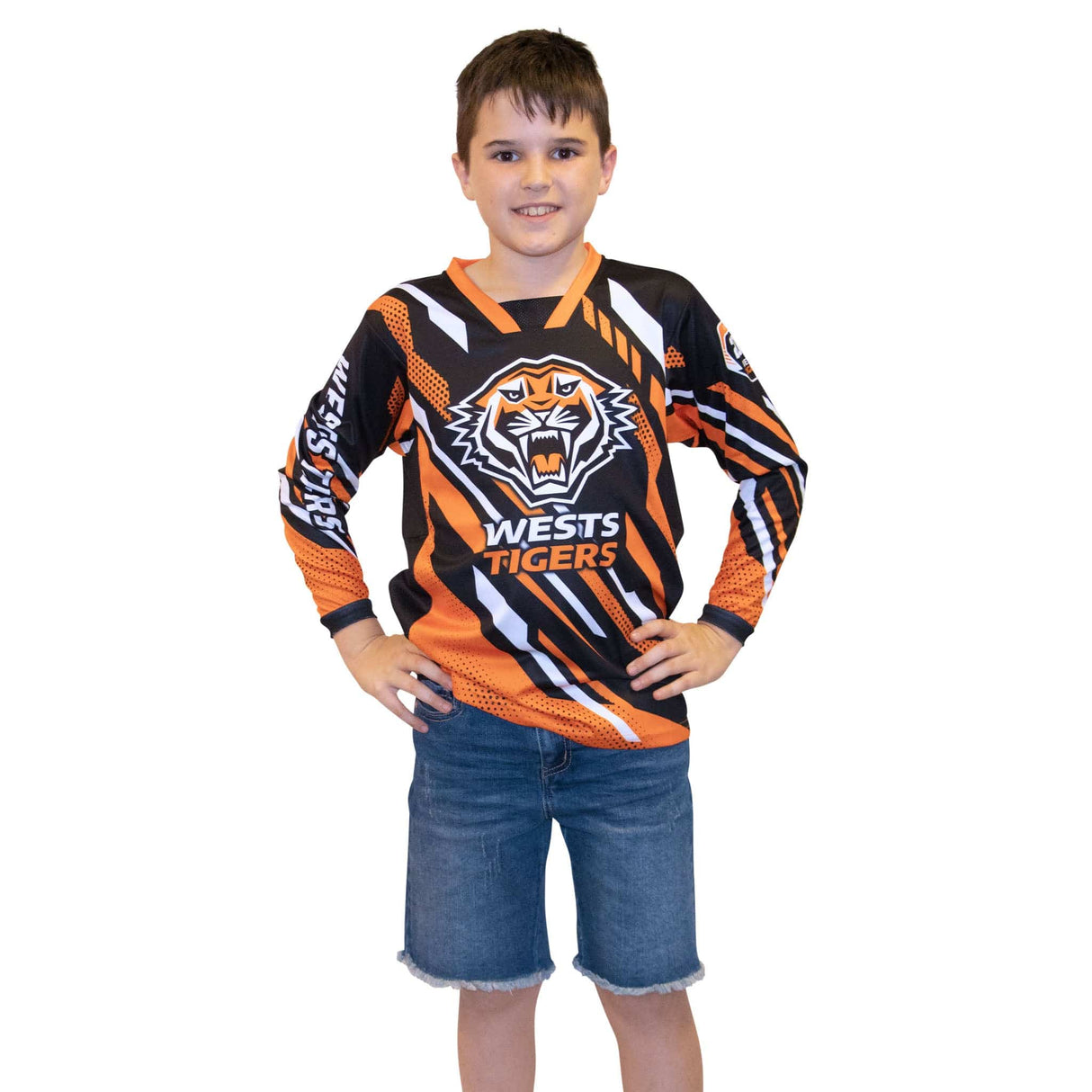 NRL Wests Tigers 'Blitz' MX Jersey - Youth - Ashtabula