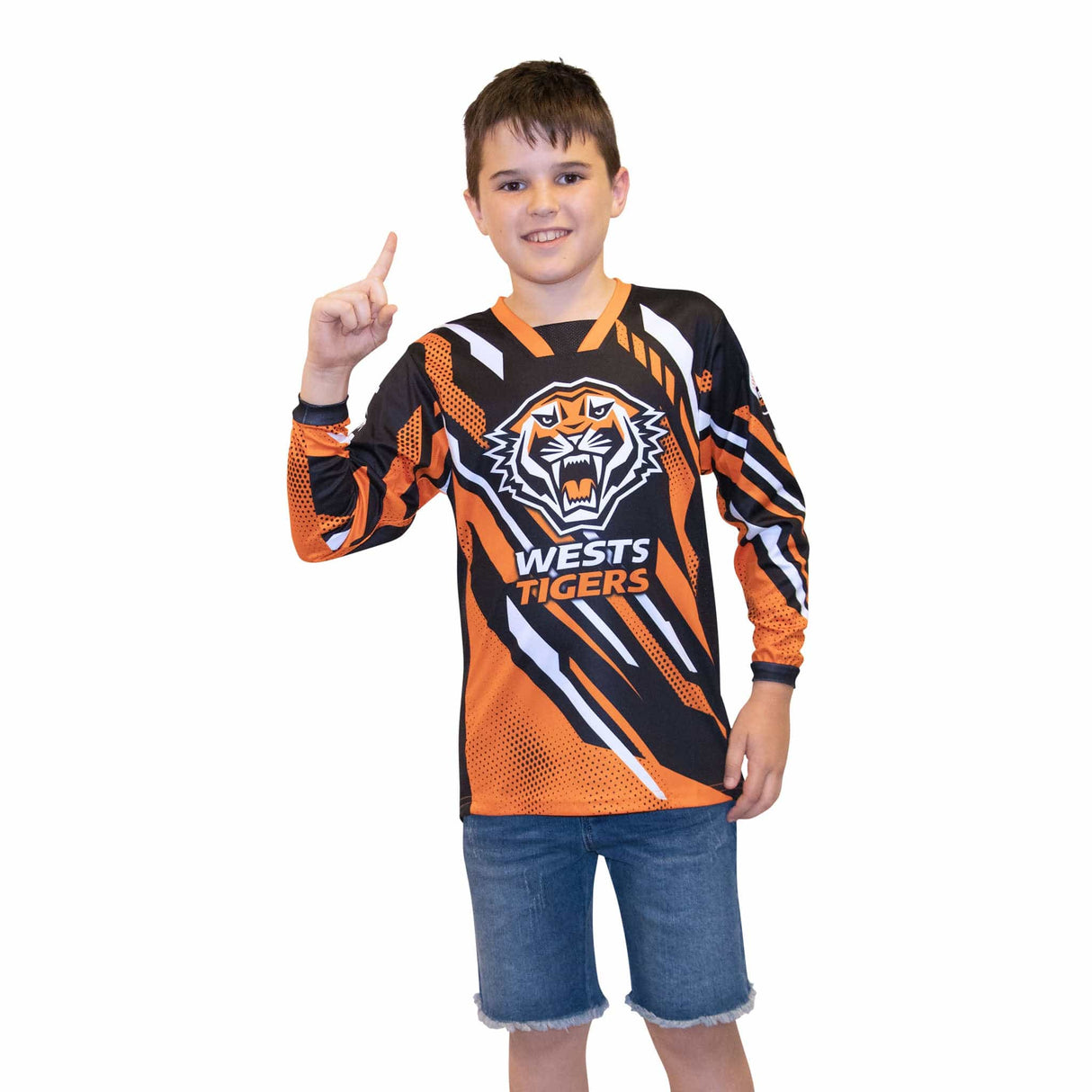 NRL Wests Tigers 'Blitz' MX Jersey - Youth - Ashtabula