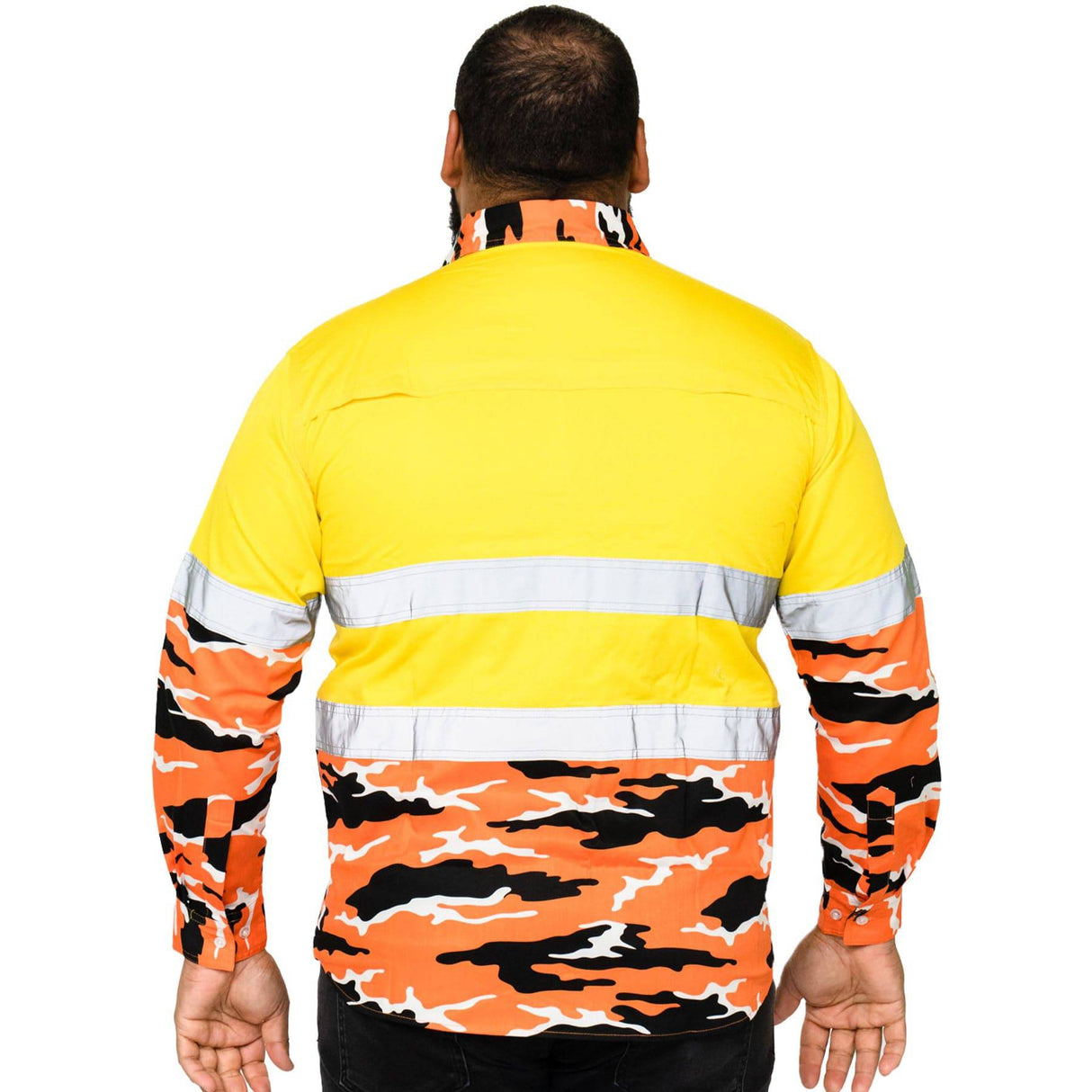 NRL Wests Tigers 'Camo' Hi-Vis Work Shirt - Ashtabula