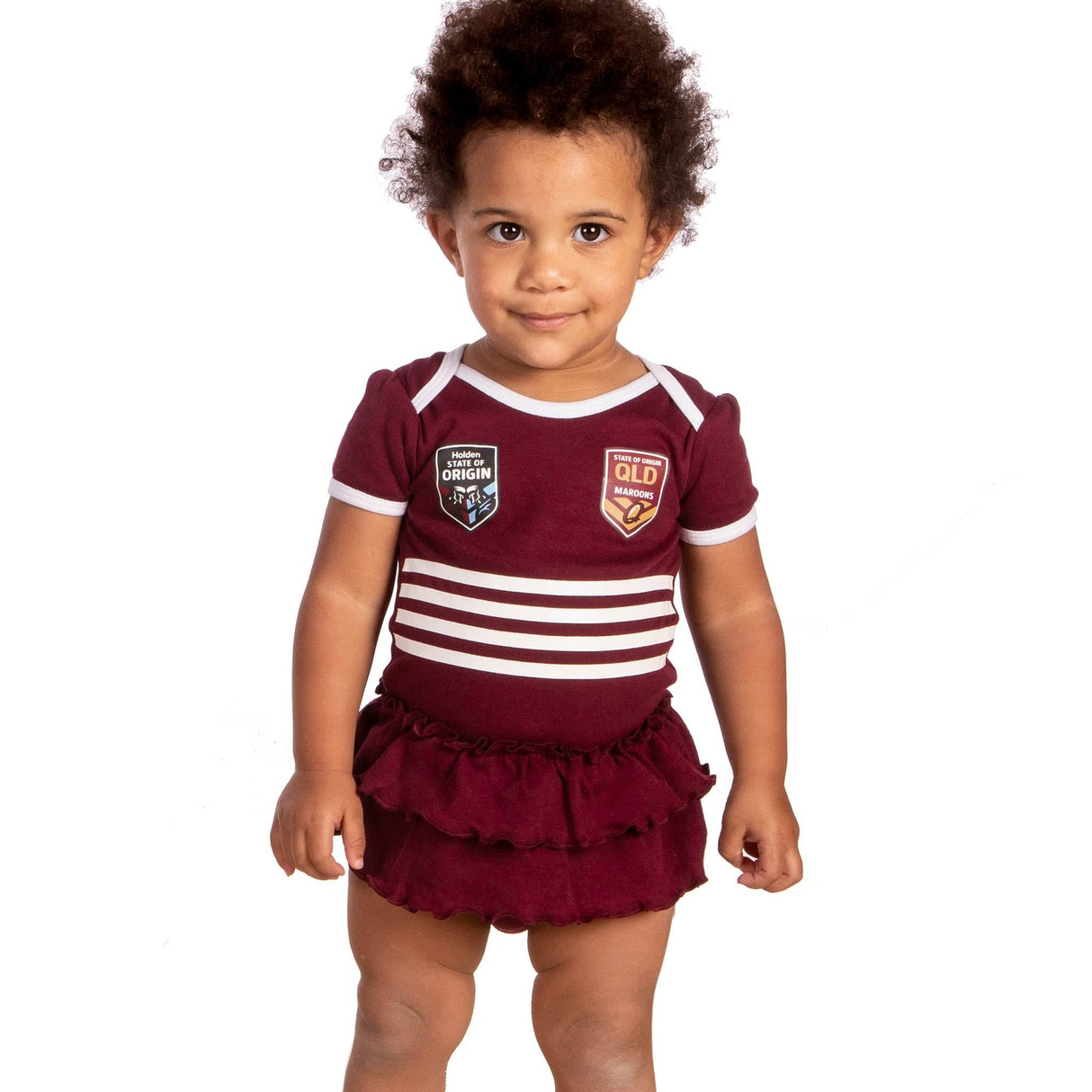 QLD Maroons Girls Footysuit - Ashtabula