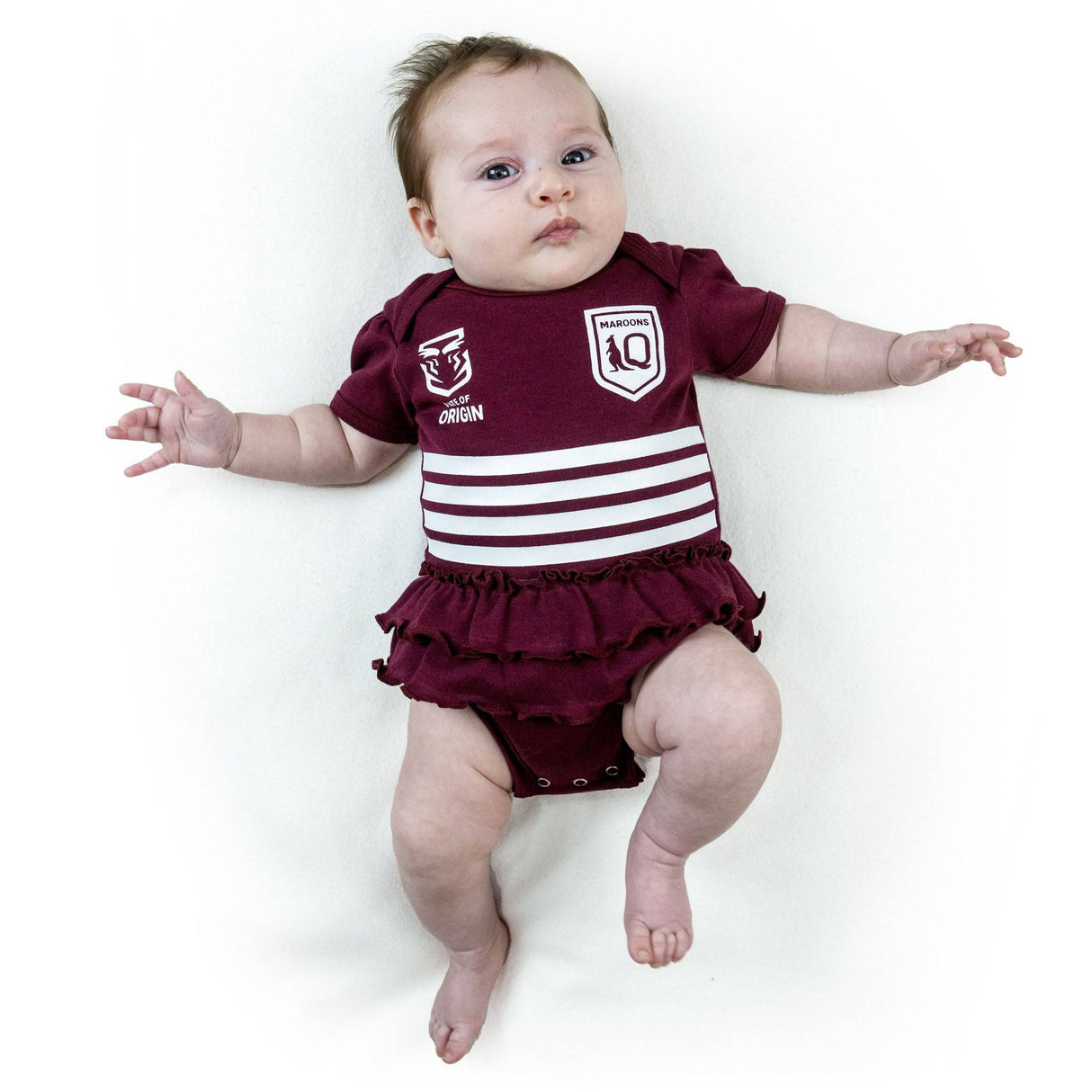 QLD Maroons Girls Footysuit - Ashtabula
