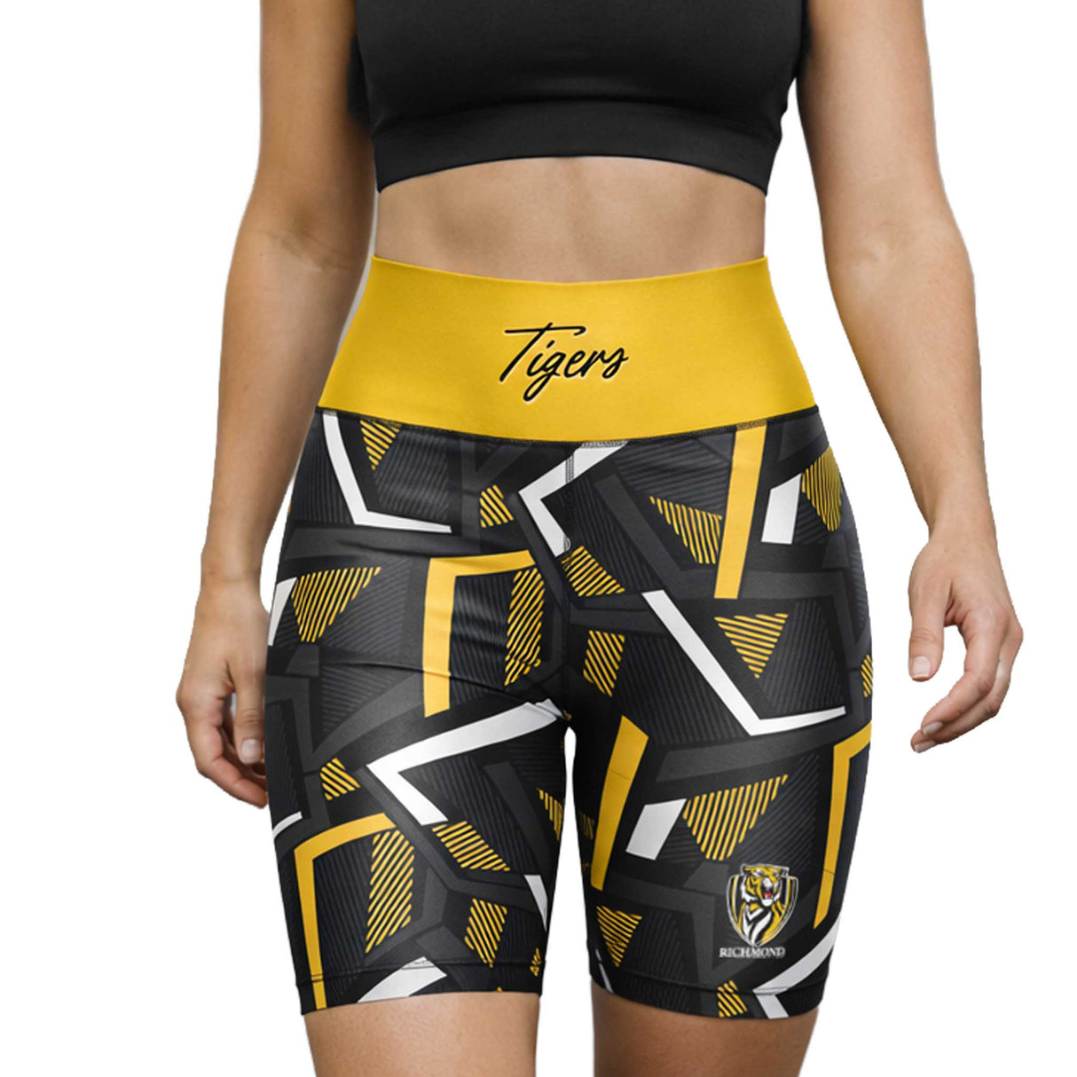 AFL Richmond Tigers 'Voltra' Exercise Shorts - Ashtabula