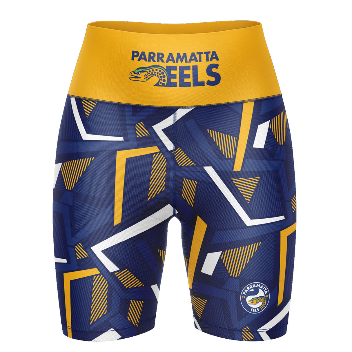 NRL Eels 'Voltra' Ladies Exercise Shorts - Ashtabula