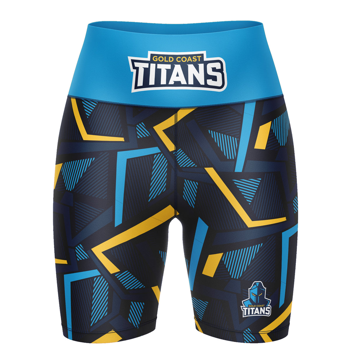 NRL Titans 'Voltra' Ladies Exercise Shorts - Ashtabula