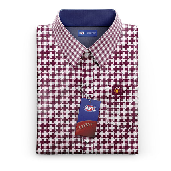 AFL Brisbane Lions 'Dawson' Dress Shirt