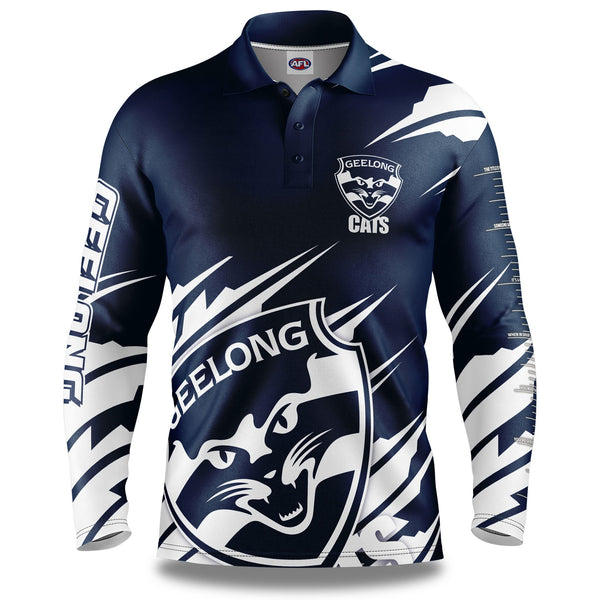 AFL Geelong Cats 'Ignition' Fishing Shirt - Youth