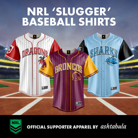 NRL 'Slugger' Baseball Shirts