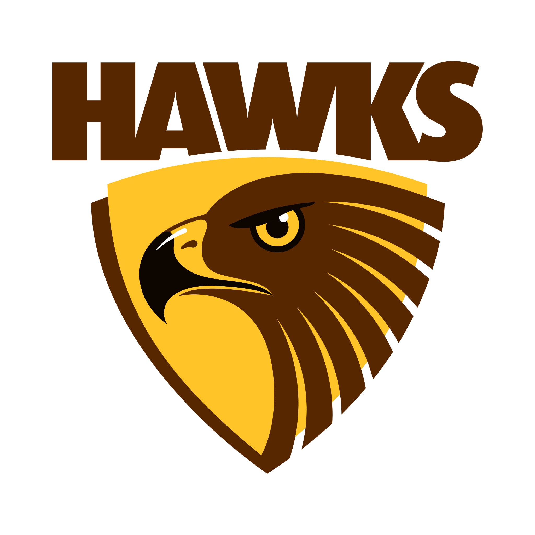 AFL Hawthorn Hawks Merchandise by Ashtabula