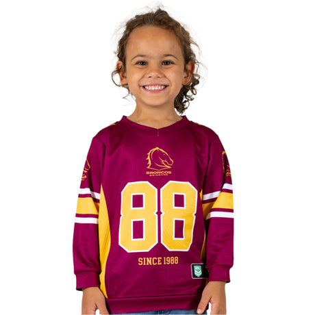 NRL Broncos 'Quarterback' Pullover - Ashtabula
