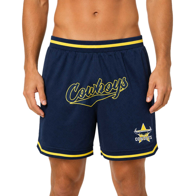 NRL Cowboys 'Drexler' Basketball Shorts - Ashtabula