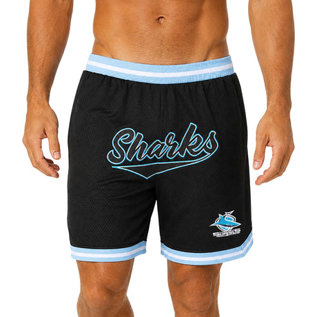NRL Sharks 'Drexler' Basketball Shorts - Ashtabula
