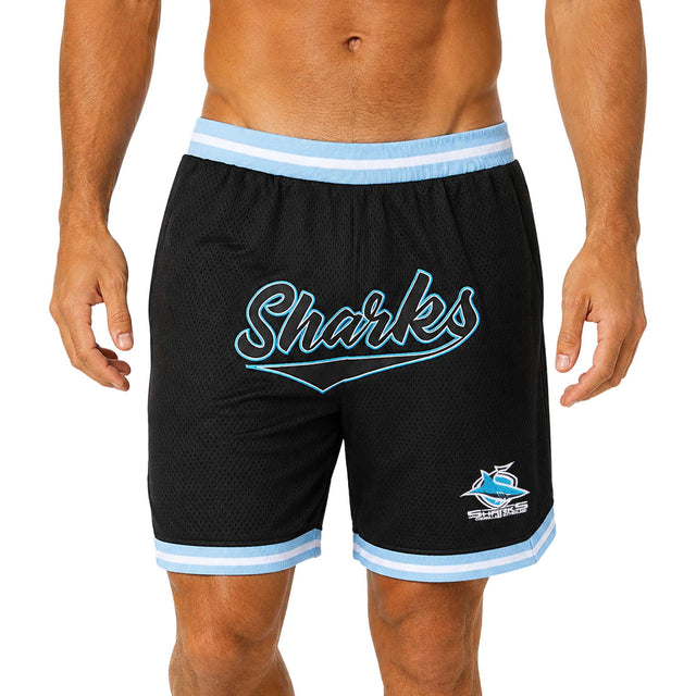 NRL Sharks 'Drexler' Basketball Shorts - Ashtabula