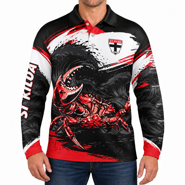 AFL St Kilda 'Krusha' Fishing Shirt - Ashtabula