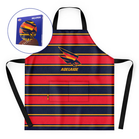 AFL Adelaide Crows 'Snagged' BBQ Apron - Ashtabula