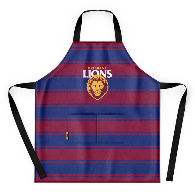 AFL Brisbane Lions 'Snagged' BBQ Apron - Ashtabula