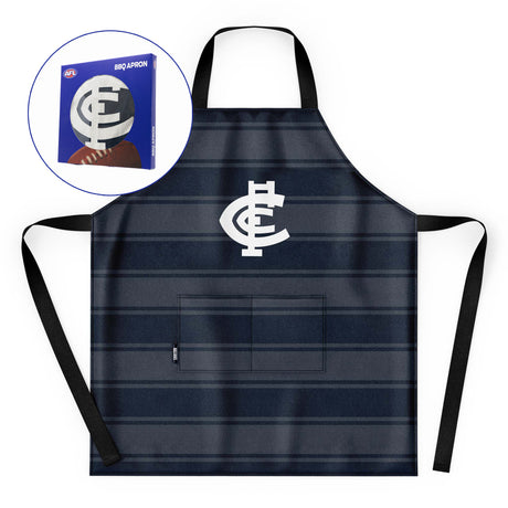 AFL Carlton 'Snagged' BBQ Apron - Ashtabula