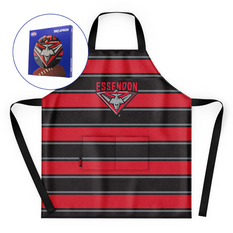 AFL Essendon Bombers 'Snagged' BBQ Apron - Ashtabula