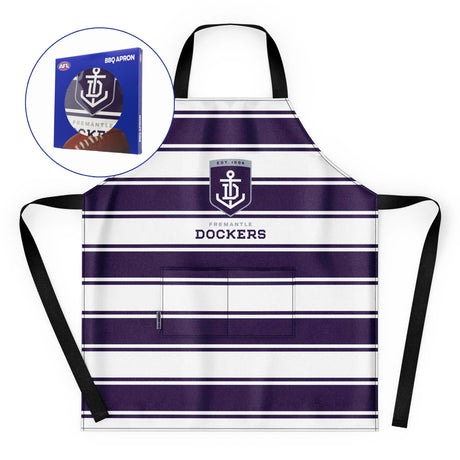 AFL Fremantle Dockers 'Snagged' BBQ Apron - Ashtabula