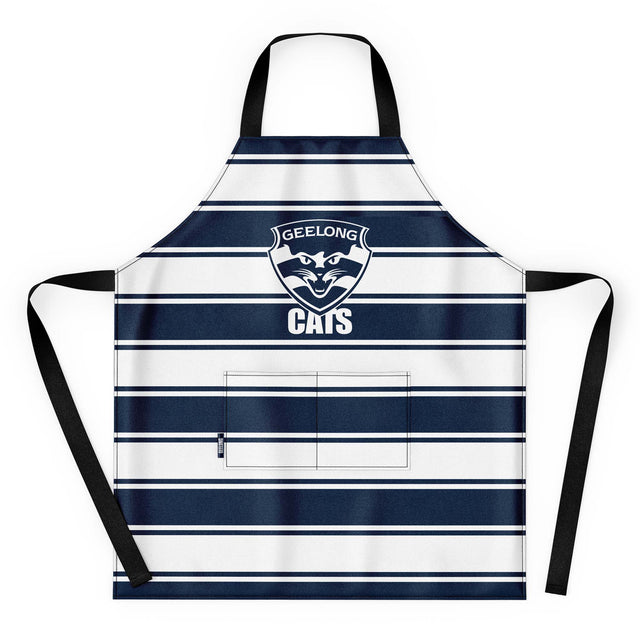 AFL Geelong Cats 'Snagged' BBQ Apron - Ashtabula